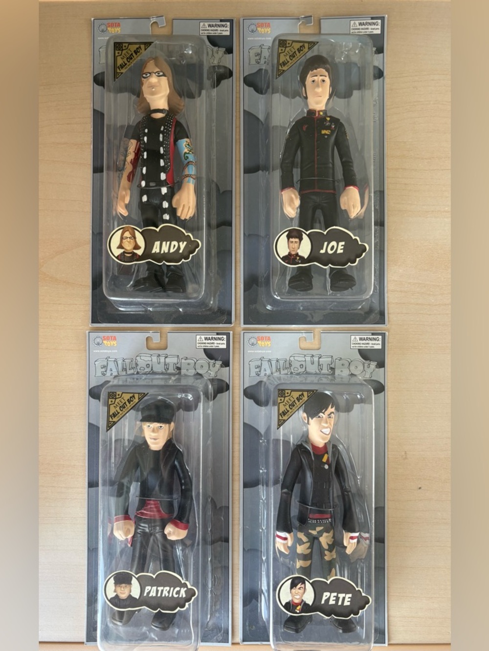 Fall Out Boy Action Figure Set - Sota 2006